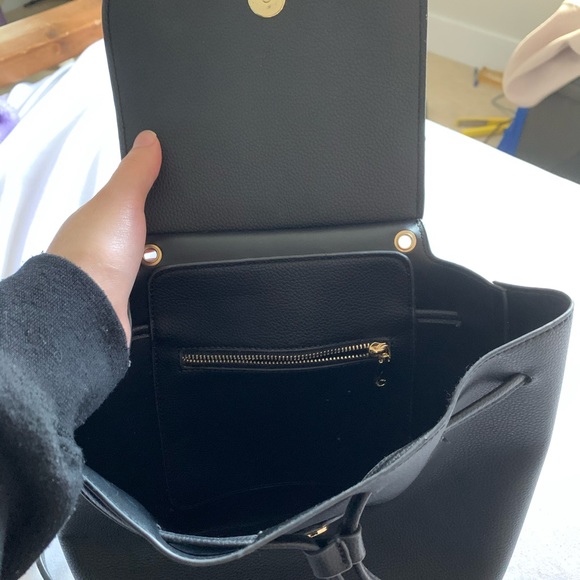 Mini black backpack bag - Picture 3 of 3